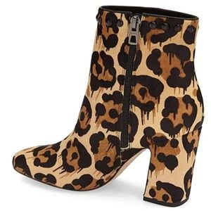 Coach Natural Felicia Wild Beast Ankle Bootie